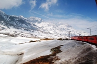 S.Moritz con il Bernina express