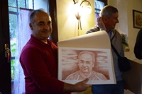 Pranzo di chiusura- ritratto di Paolo Bretta by Fausto Chiari