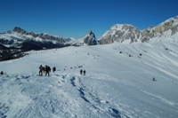 Ciaspolata al passo Giau