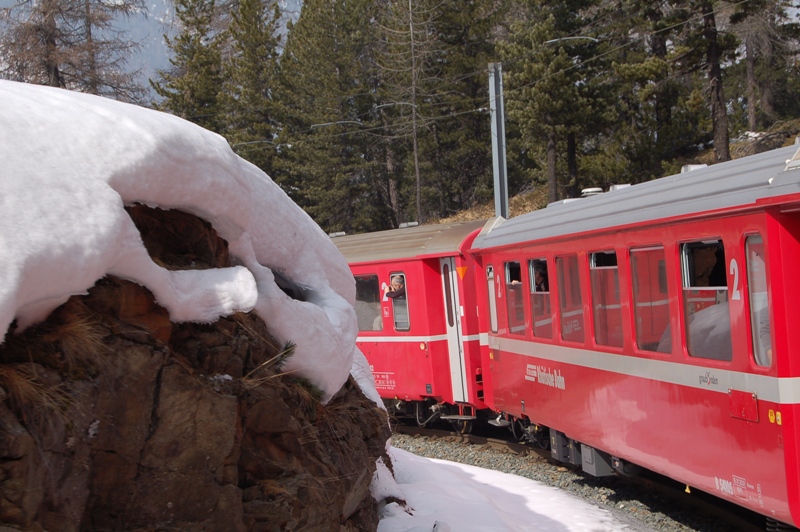 S.Moritz con il Bernina express
