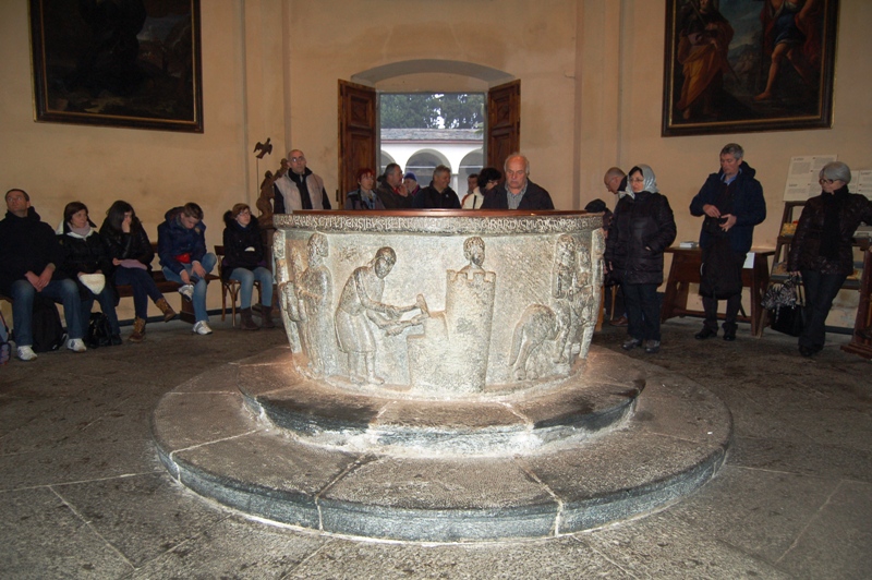 Chiavenna - Battistero della Collegiata di S.Lorenzo