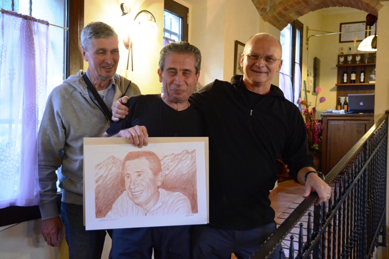 Pranzo di chiusura-ritratto di Tarcisio by Fausto Chiari