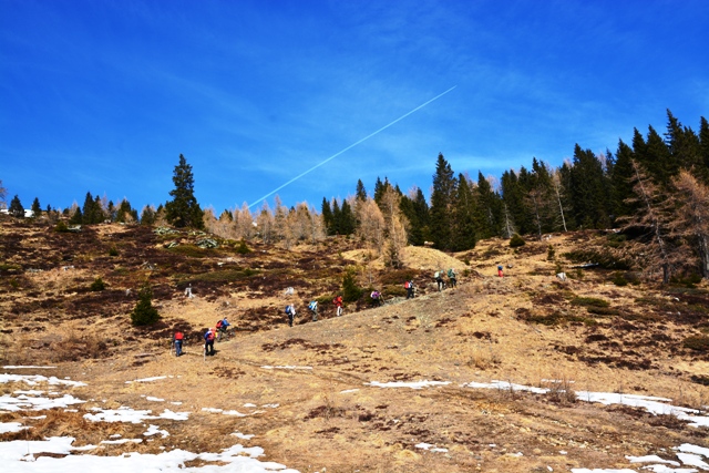 Ciaspolata in Val Sugana-rif. Erterle