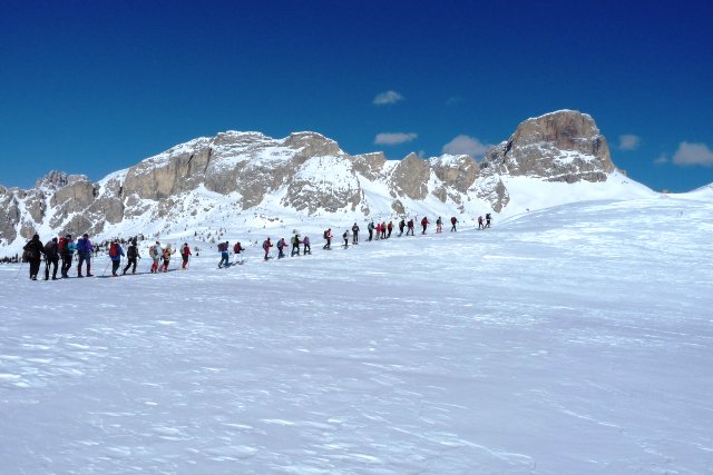 Ciaspolata al passo Giau