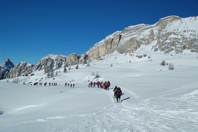 Ciaspolata al passo Giau