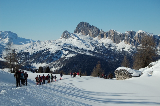 Ciaspolata al passo Giau