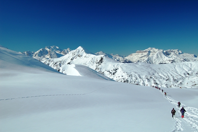 Ciaspolata al passo Giau