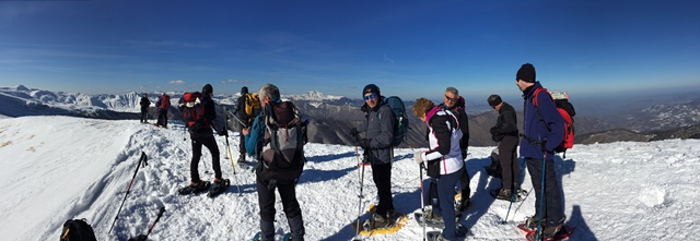 Ciaspolata al monte 