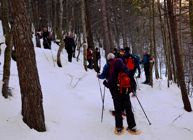 Ciaspolata al monte 