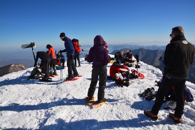 Ciaspolata al monte 